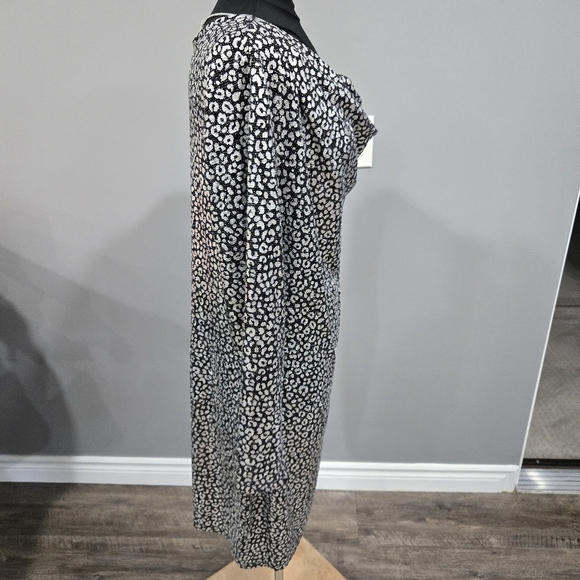 🐢 Michael Michael Kors Silver Shimmer Midi Dress Size XXL - Picture 8 of 13